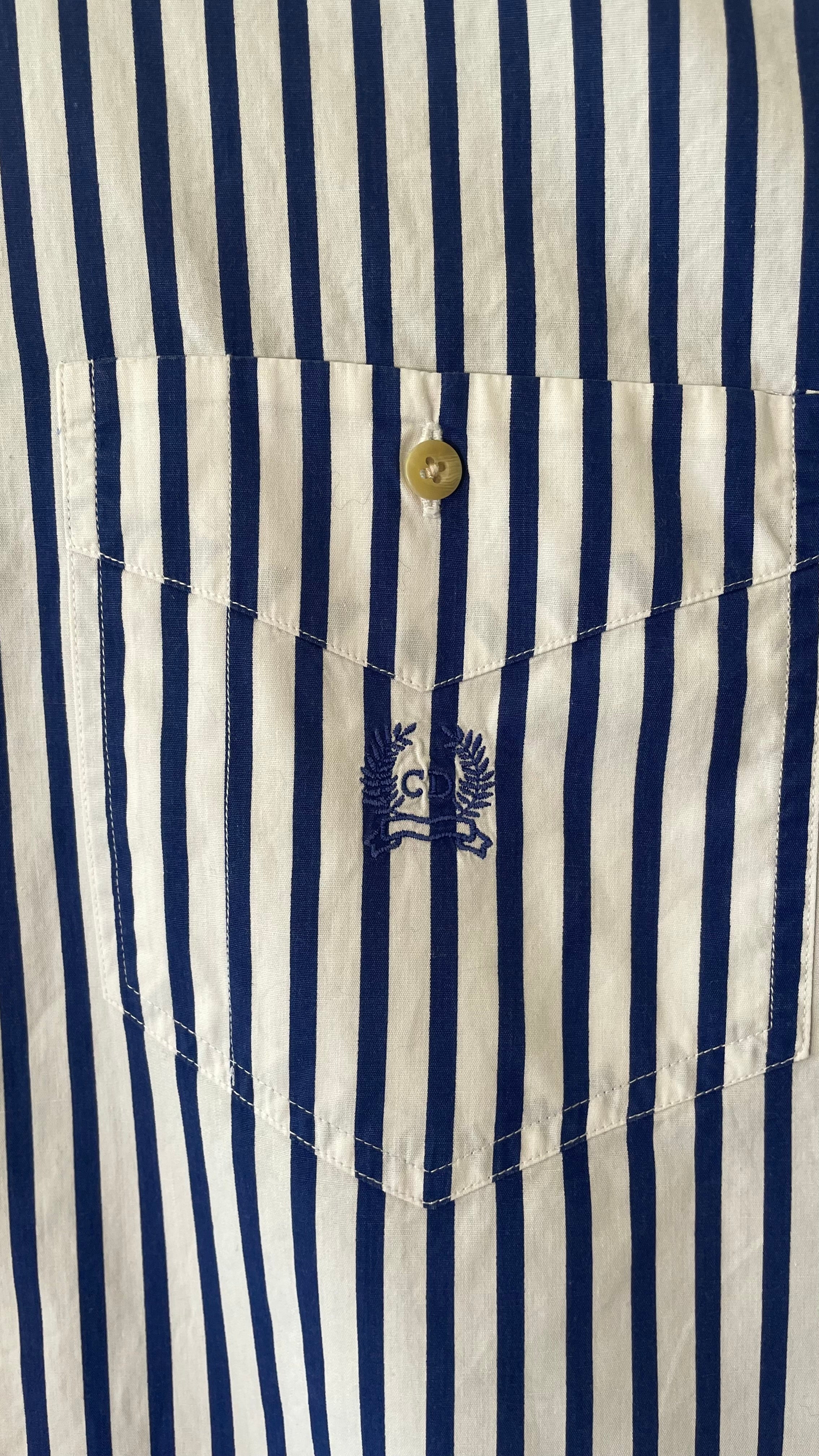 Christian Dior button down mens vintage shirt