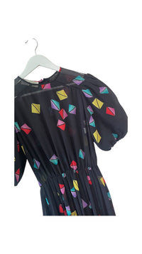 Nipon Boutique sheer color joy vintage dress