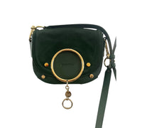 See by Chloe crossbody in deep green marble