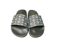 MCM Women's Monogram Print Rubber Slides