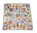 Hermès "Kachinas" silk scarf designed by Kermit Oliver