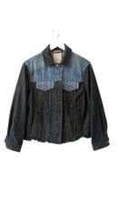LaVie two tone denim jacket