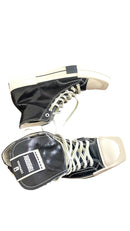 Rick owens X converse patent leather sneakers