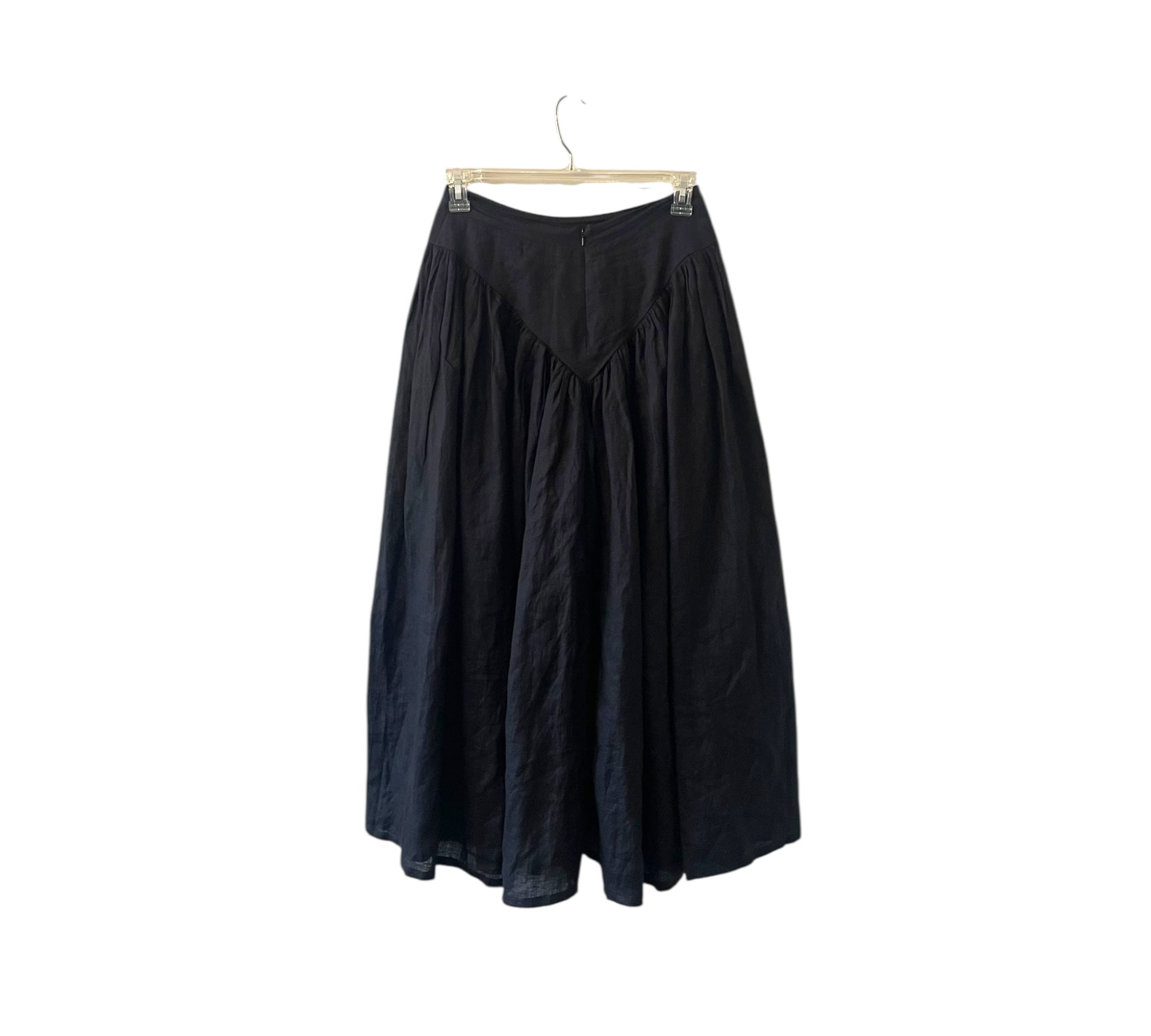 FeNoel black linen panty pants