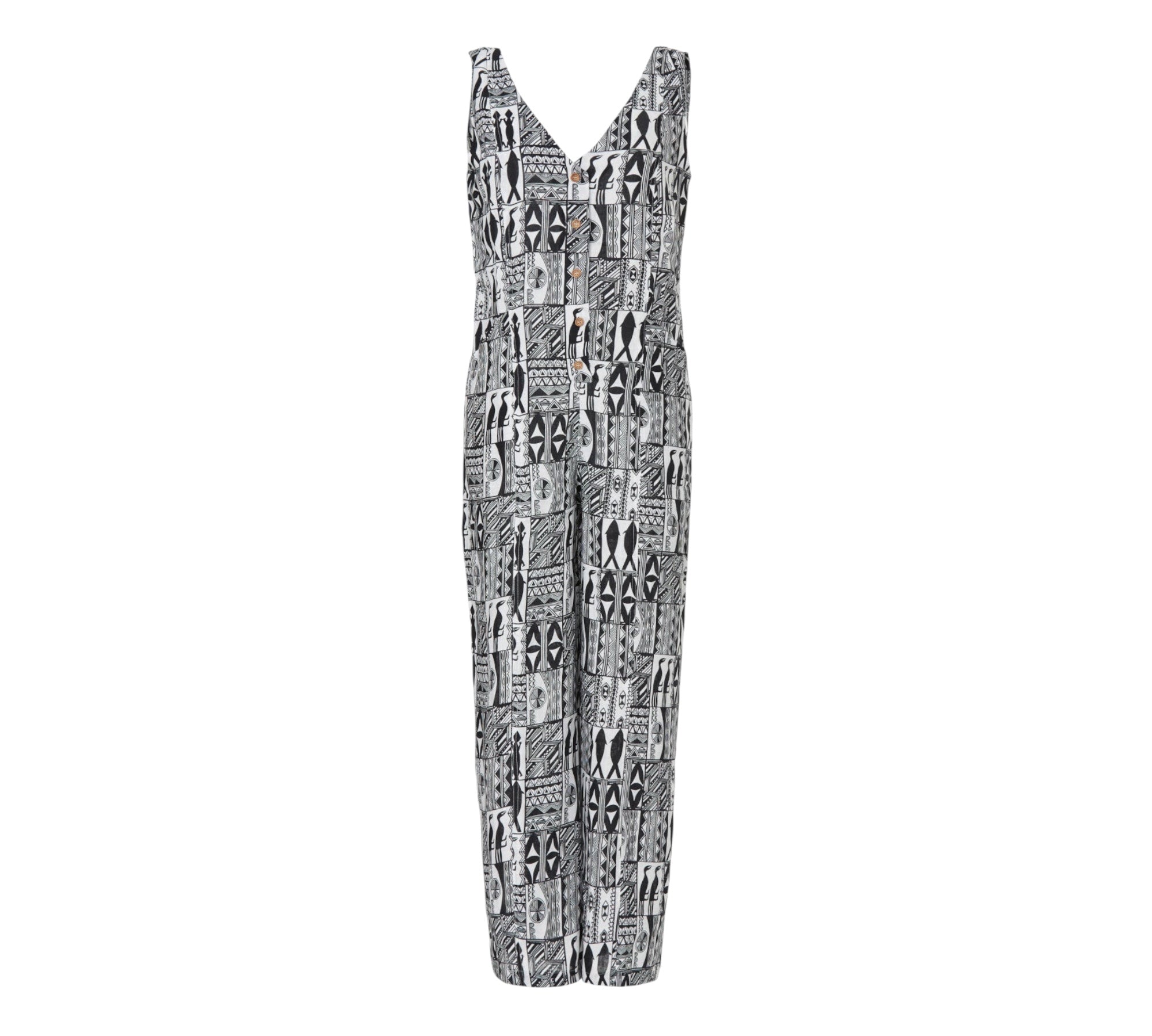 The Odells mixed print jumpsuit